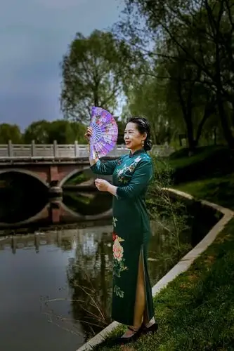 旗袍展风采 - 美篇