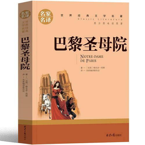 巴黎圣母院完整版正版书 雨果著 适合初中生高中生阅读的书籍名家名译