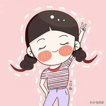 换个微信头像吧,俏皮可爱的真人卡通手绘头像,换上好看又治愈卡通头像