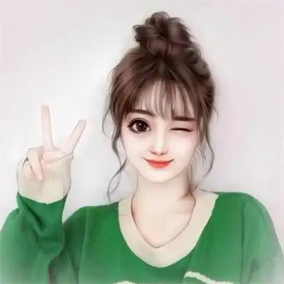 2022女生头像手绘简约清新手绘女头像唯美有气质