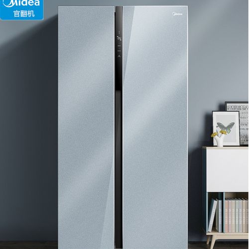midea/美的 bcd-547wkgpzm 对开门冰箱节能经济型 家用冰箱