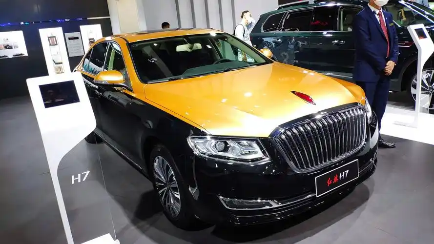 2020年广州车展:红旗h7双色版实车