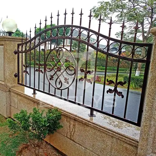 围墙栅栏隔断花园铁艺围栏户外庭院栏杆篱笆花园别墅庭院护栏定制