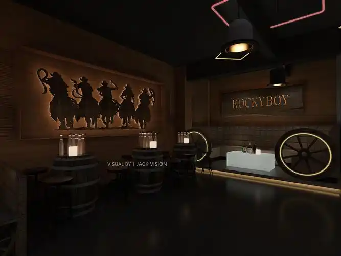工业风酒吧|西部牛仔