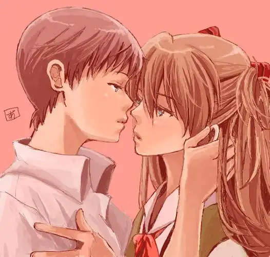 接吻吧新世纪福音战士las