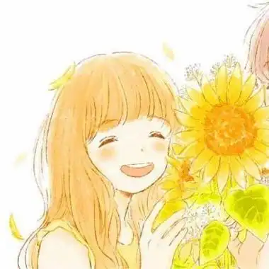 2021动漫卡通情侣头像一对两张清新可爱你在我身边风都是甜的