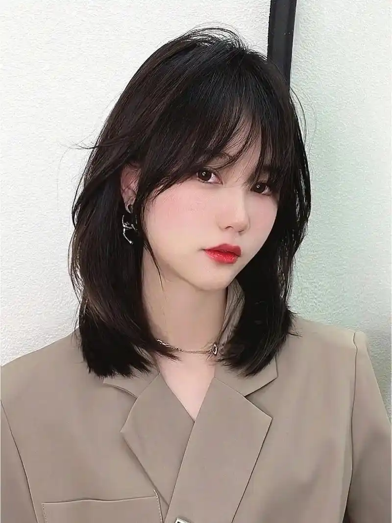 锁骨发发型.女士中发. - 抖音