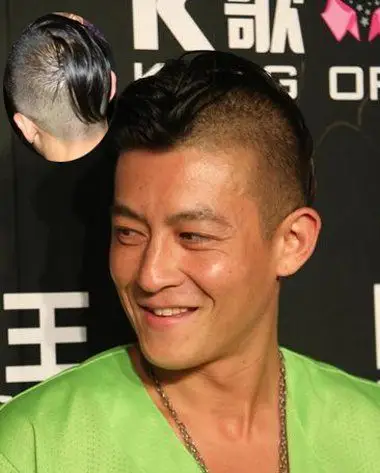 陈冠希阴阳头要多长 2018男生阴阳头四面图