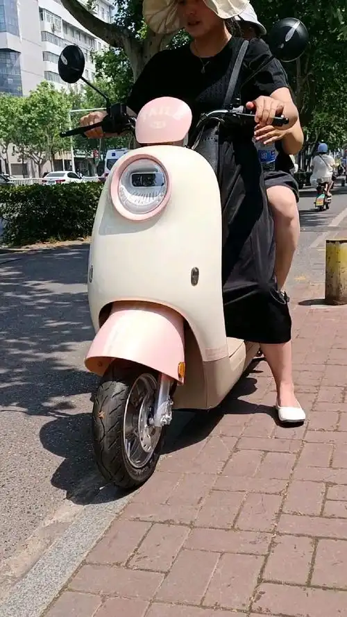 台铃电动车"菲彤",这款车动力足空间大跑得远,重点是外观好看