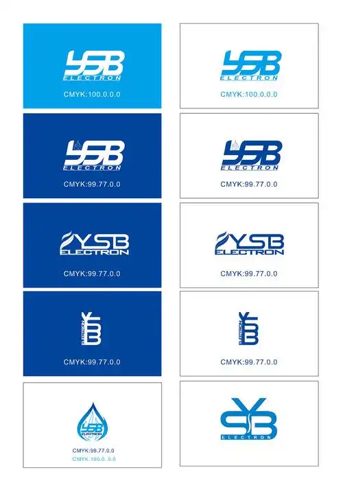 ysb 字母logo设计