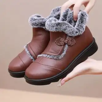 鞋靴>时尚女鞋>女靴>女士切尔西靴>宇百伦>宇百伦女棉鞋冬季加绒保暖