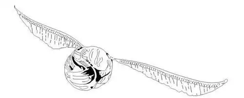 金色飞贼简笔画折纸