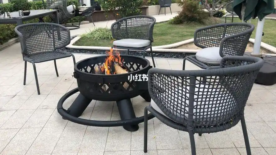 户外多功能烤火桌围炉煮茶烧烤火锅烤肉