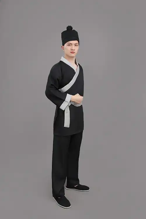 店小二成人古装古装老百姓表演服旧社会农民衣服武工队 款式4 160cm