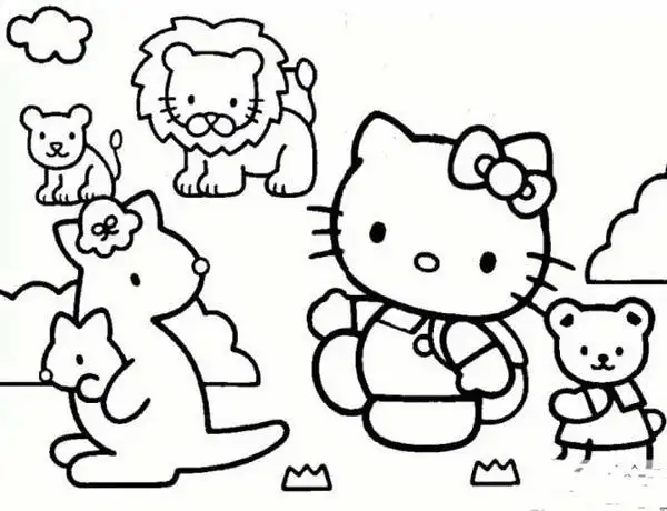 熊出没熊大简笔画大全卡通人物|可爱小动物简笔画大全幼儿简笔画|儿童