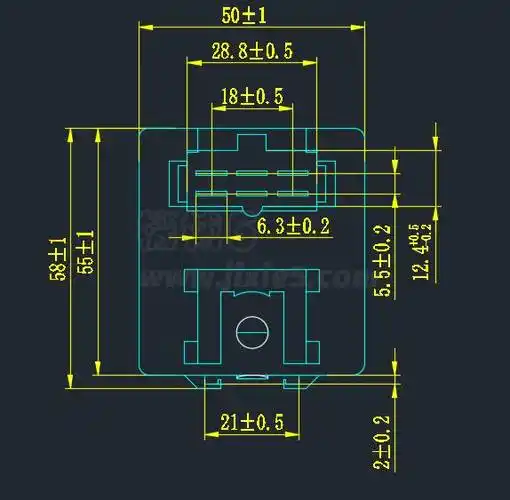 线束接插件cad下载_其他图纸_机械图纸 - 机械5