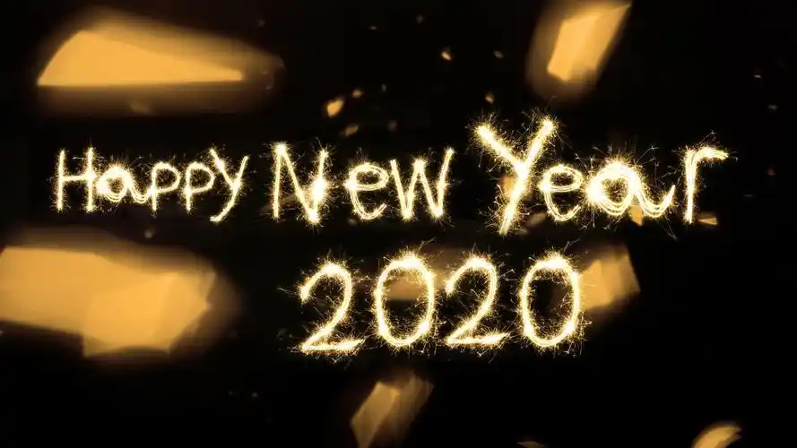 2020年新年快乐创意图片桌面壁纸高清大图预览其它尺寸_高清壁纸下载