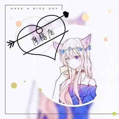 12星座头像女生动漫卡通带字图片2019最新眉眼如初岁月如故