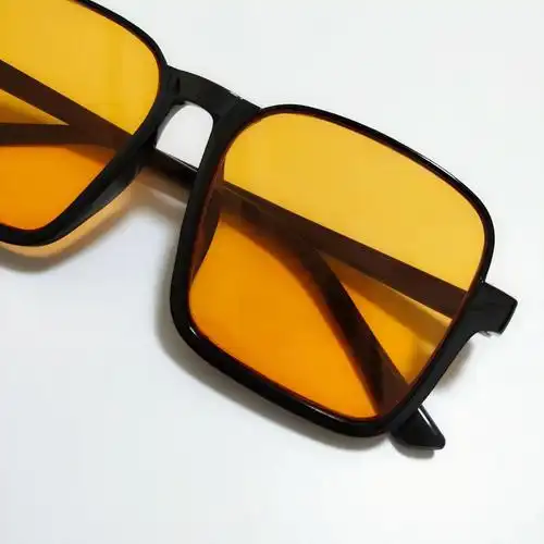 复古半框太阳镜2021时尚新款方型大框ins网红太阳眼镜潮引流墨镜