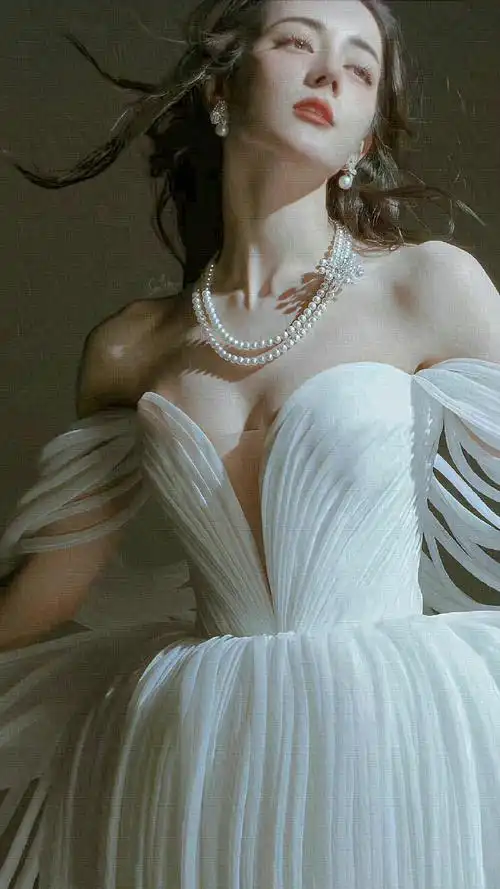 迪丽热巴希腊女神妆