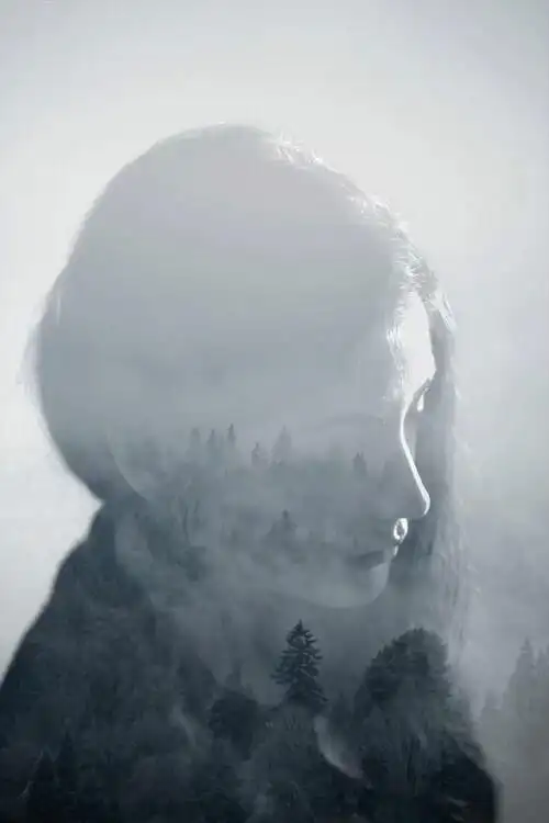 小文艺 小清新 欧美风.黑白意境.森林.