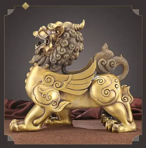 纯铜招财貔貅一对摆件皮丘貔恘大号客厅酒柜装饰办公室桌开业送礼