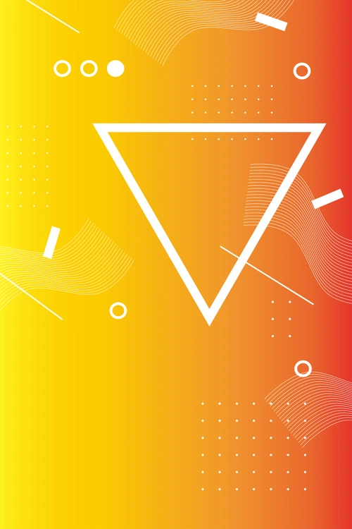 黄色简约图纹色块样式主题海报设计