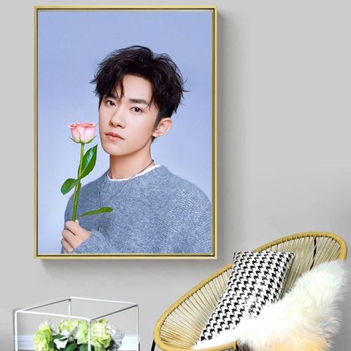 2020新款十字绣易烊千玺客厅挂画方钻圆钻钻石画tfboys抱枕小件