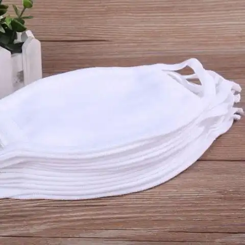 纯棉口罩布口罩加大柔软白黑三层两三棉布男女口罩