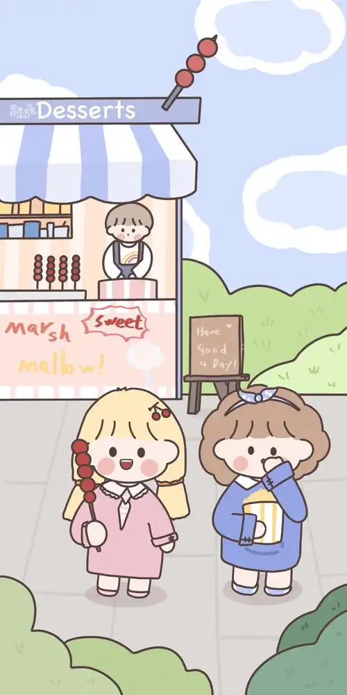 少女心壁纸-cr:@67见水印 渐变纯色/手绘壁纸/聊天背景/小清新ins