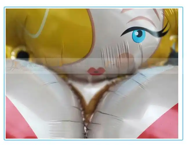 派对道具欧美美女情趣气球胸部气球单身光棍节派对铝膜气球