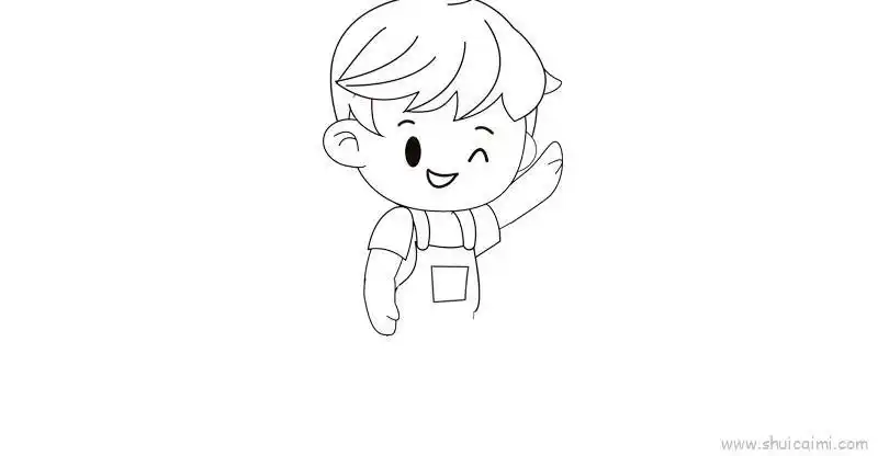 人物简笔画的画法图解分享到这里,查找更多卡通图片人物简笔画,卡通