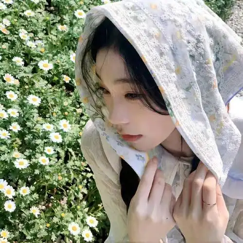 wechat小清新气质春天女生头像