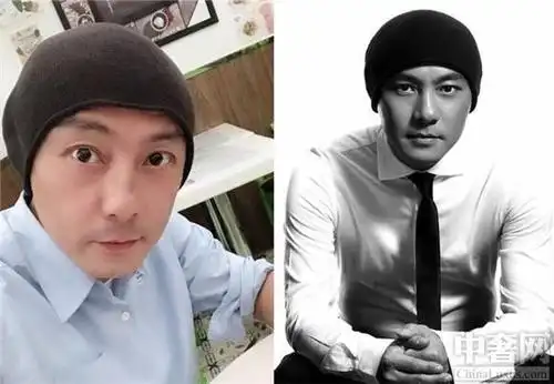 张卫健头上戴着帽子