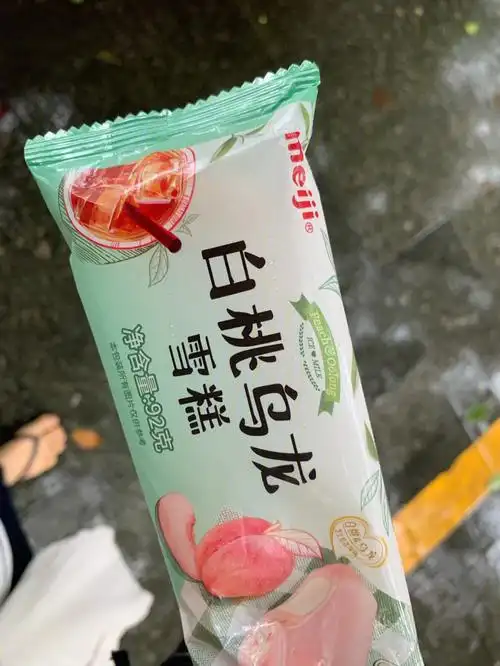 明治白桃乌龙雪糕