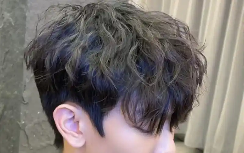 束状纹理烫 #广州男士烫发#广州做头发哪里好 #男生发型