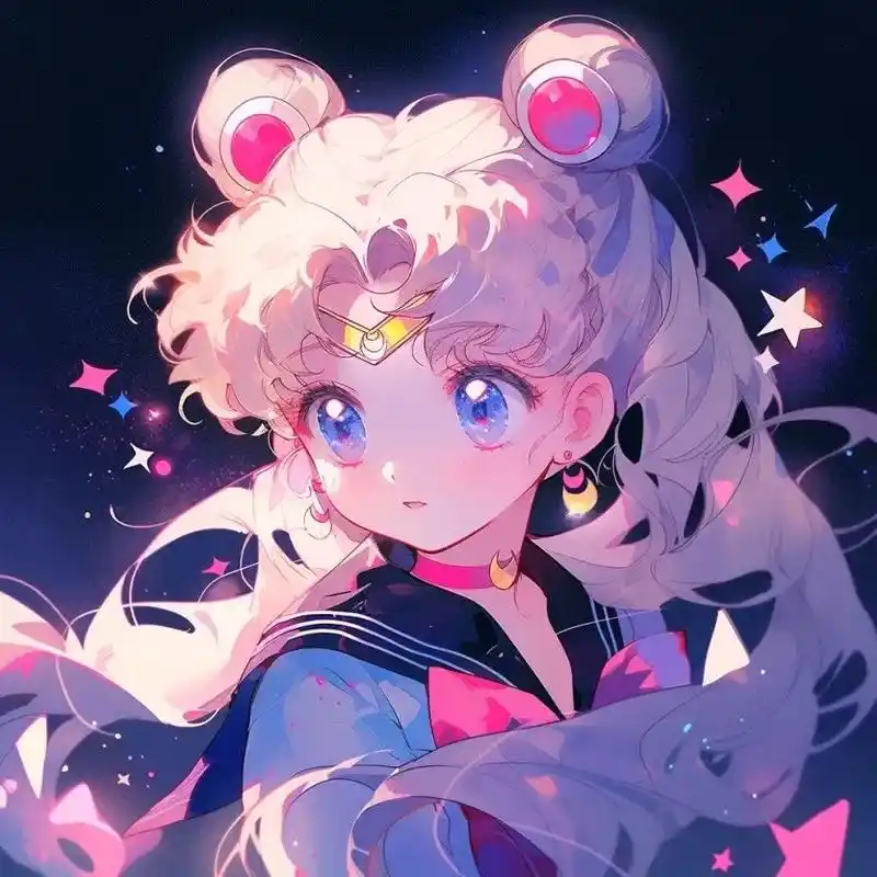 少女心92梦幻粉色女生头像i美少女头像.#二次元头像 #二次 - 抖音