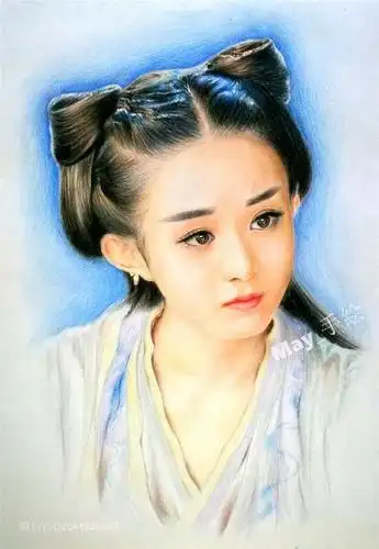 彩铅花千骨都用了什么颜色.