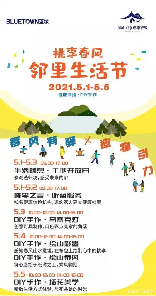 春风有驿,造物引力 | 北桃小镇"五·一"邻里生活节等你狂欢!