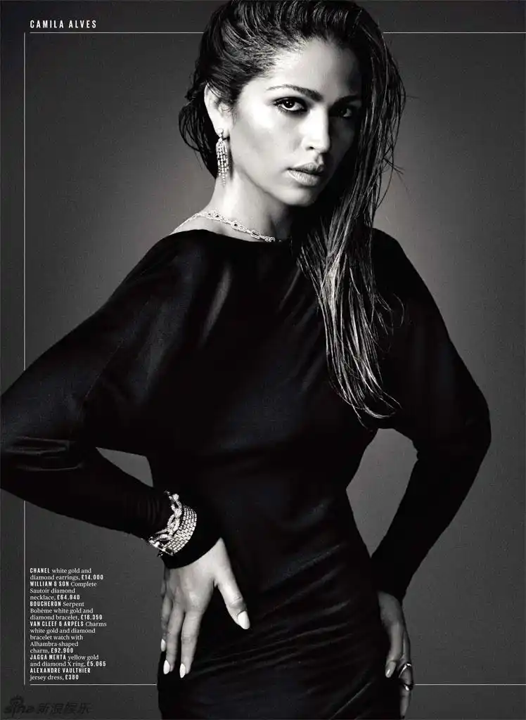 组图:影帝马修超模娇妻写真 发丝凌乱冷艳性感_高清图集_新浪网