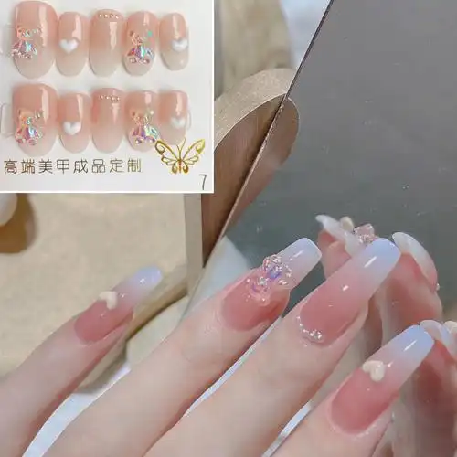 pdd18的渐变色美甲美哭了