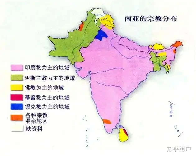 各大宗教是怎么分布的? - 知乎