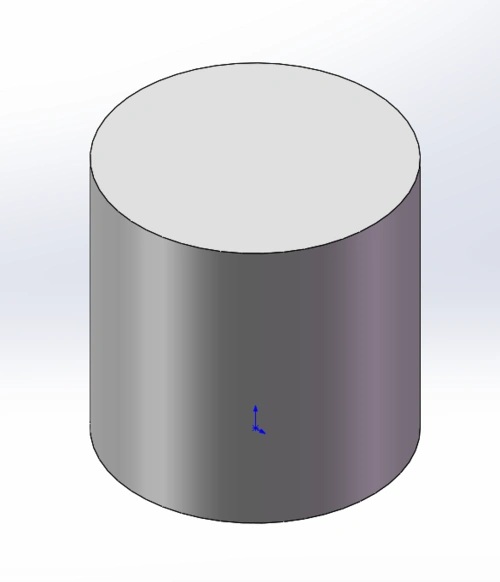展开全部 先画一个φ30高度30的圆柱,如下