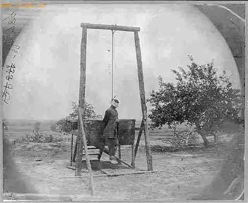 国外绞刑罕见现场照