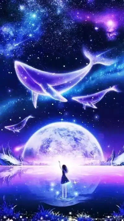 真心都戴着神秘朦胧的面纱和,一颗颗流星我看到,紫色的花瓣仰望星空