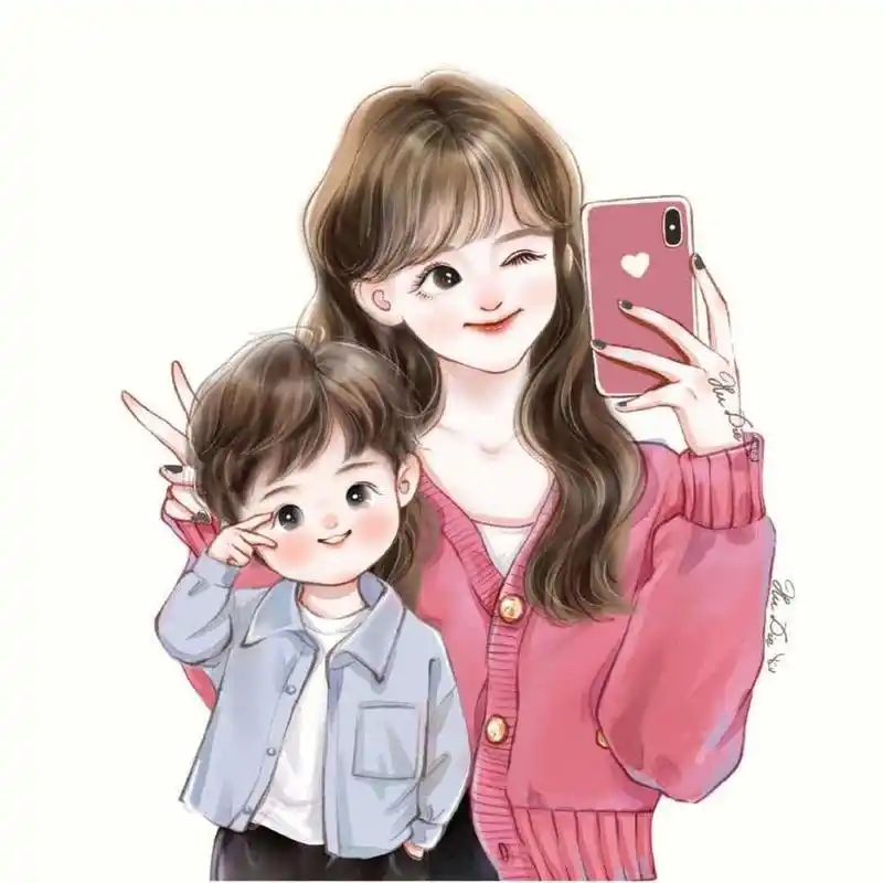 两个儿子的微信头像～ 有需要的姐妹自取,别客气!