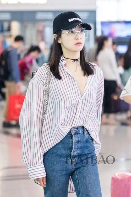 街拍绩优生宋茜带你进入条纹新境界!