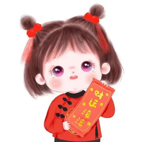 新年头像:新年快乐,恭喜发财,好运连连,福气满满.