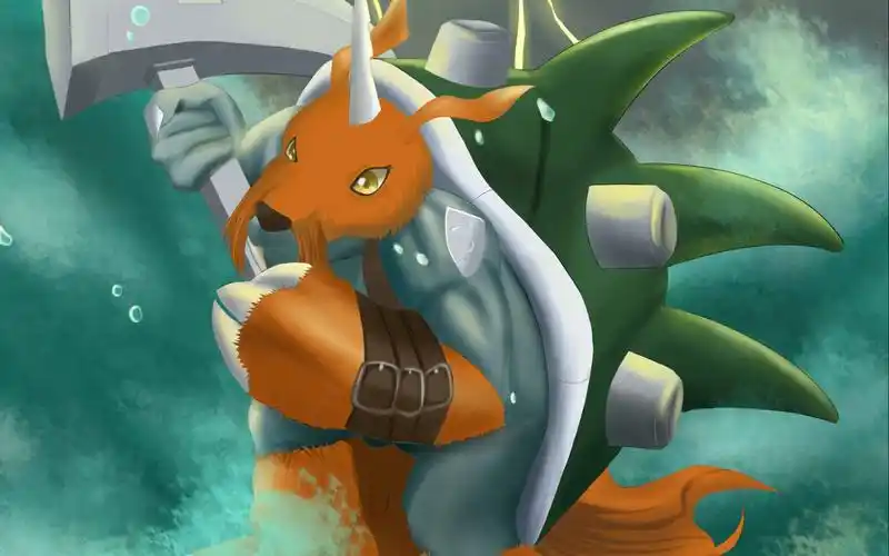 《数码宝贝》-祖顿兽绘制过程