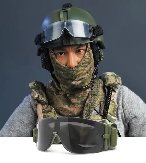 战术护目镜军迷护目镜户外战术风镜骑行抗冲击防风沙灰尘防爆真人cs